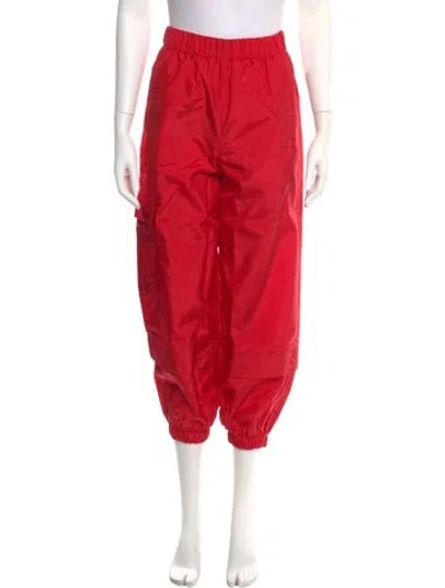 Pre-owned Tibi Skinny Leg Pants W/ Tags In Red