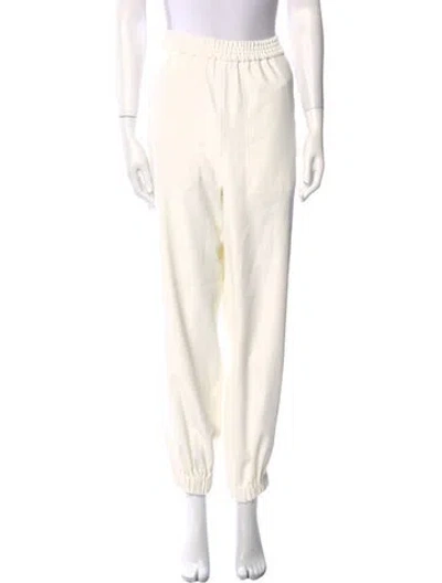 Pre-owned Tibi Skinny Leg Pants In White