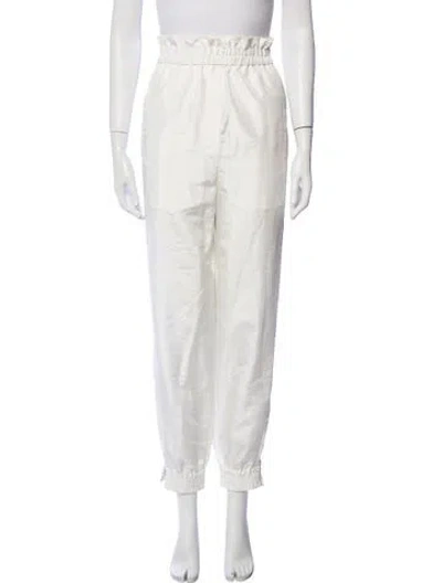 Pre-owned Tibi Skinny Leg Pants In White