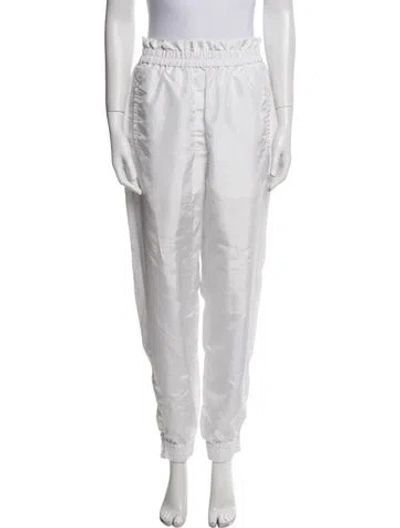 Pre-owned Tibi Skinny Leg Pants In White