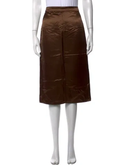 Pre-owned Tibi Skirt In Brown