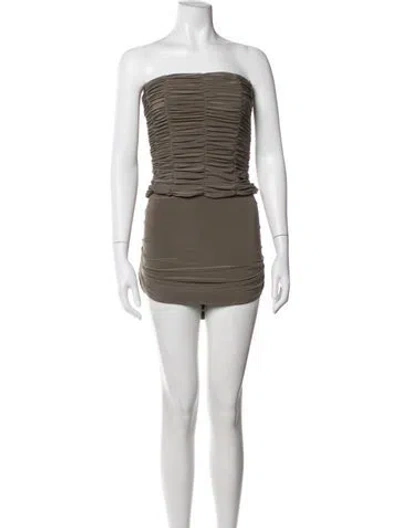 Pre-owned Tibi Skirt Set In Green