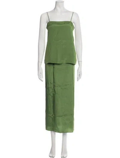 Pre-owned Tibi Skirt Set In Green