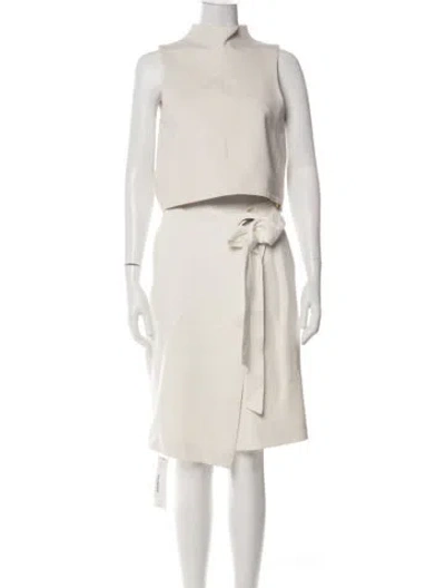 Pre-owned Tibi Skirt Set In Neutrals
