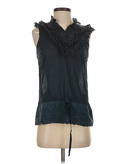 Pre-owned Tibi Sleeveless Blouse In Black