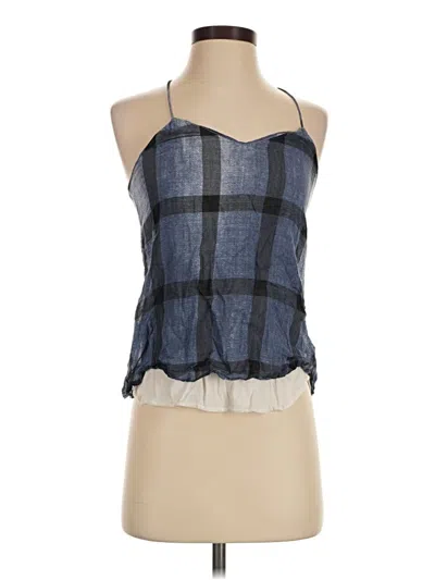 Pre-owned Tibi Sleeveless Blouse In Blue