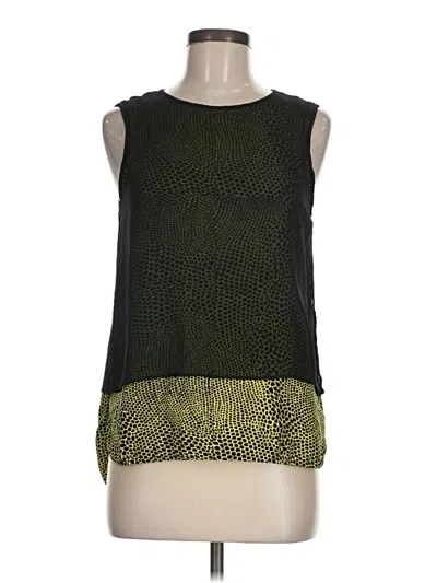 Pre-owned Tibi Sleeveless Blouse In Green