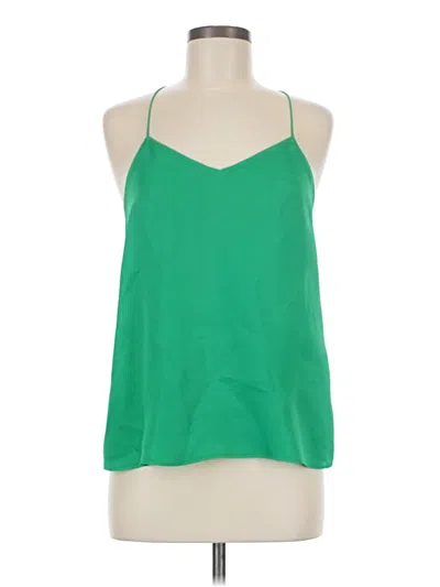 Pre-owned Tibi Sleeveless Blouse In Green