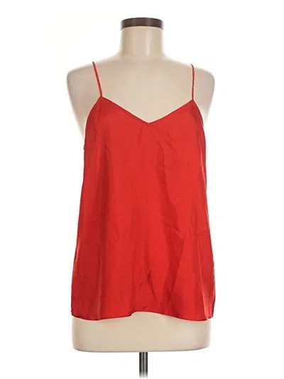 Pre-owned Tibi Sleeveless Blouse In Red