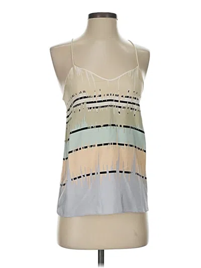 Pre-owned Tibi Sleeveless Blouse In Silver