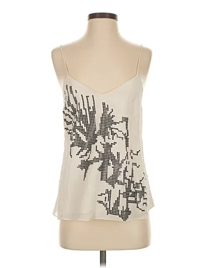 Pre-owned Tibi Sleeveless Blouse In White