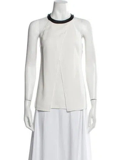 Pre-owned Tibi Sleeveless Top In Black/white