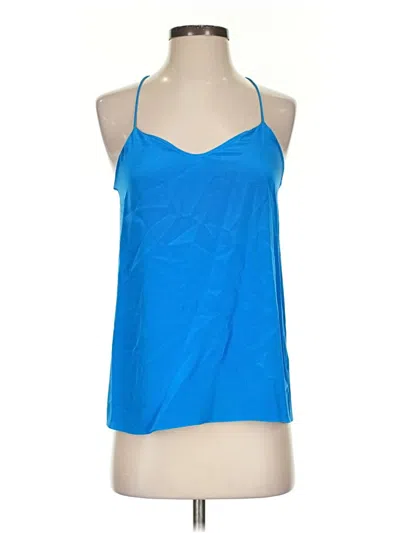 Pre-owned Tibi Sleeveless Top Blue Halter Neckline Tops