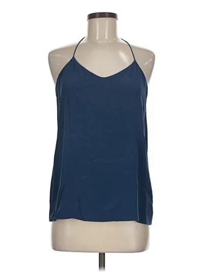 Pre-owned Tibi Sleeveless Top Blue Halter Neckline Tops