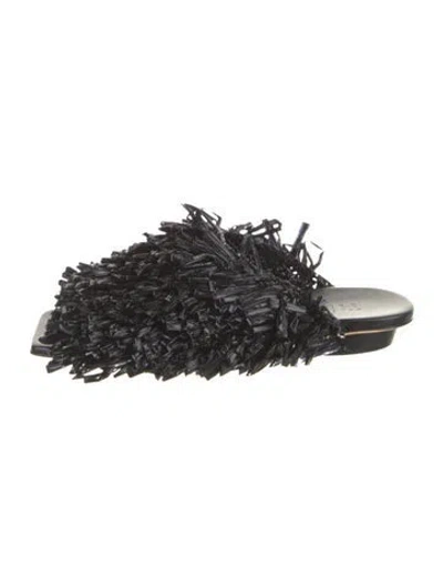 Pre-owned Tibi Slides In Black