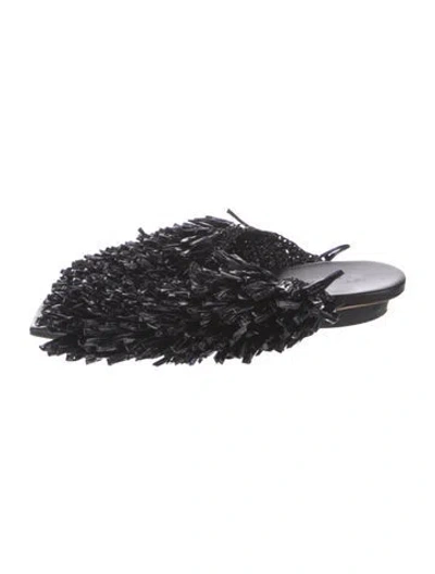 Pre-owned Tibi Slides In Black