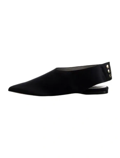Pre-owned Tibi Slingback Flats In Multicolor