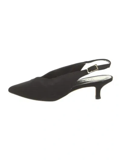 Pre-owned Tibi Slingback Pumps In Black