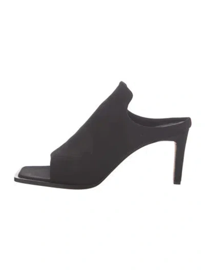Pre-owned Tibi Slingback Sandals In Black