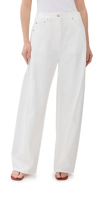 Tibi Spring Denim Sid Jeans White