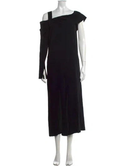 Pre-owned Tibi Square Neckline Jumpsuit In Black
