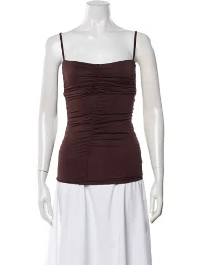 Pre-owned Tibi Square Neckline Sweater W/ Tags In Neutrals
