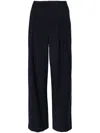 Tibi Stella Palazzo Pants In Blue