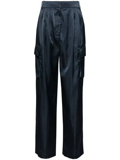 Tibi Stella Pleat-detail Cargo Trousers