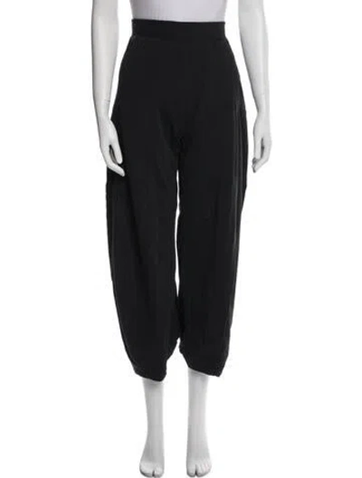 Pre-owned Tibi Straight Leg Pants In Black