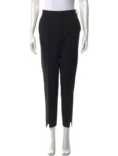 Pre-owned Tibi Straight Leg Pants In Black