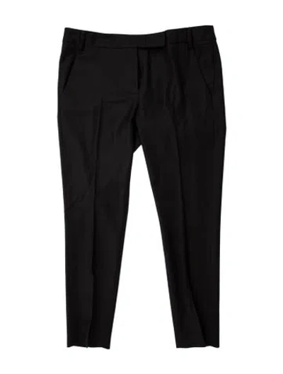Pre-owned Tibi Straight Leg Pants In Black