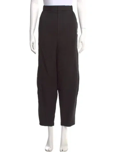 Pre-owned Tibi Straight Leg Pants In Black