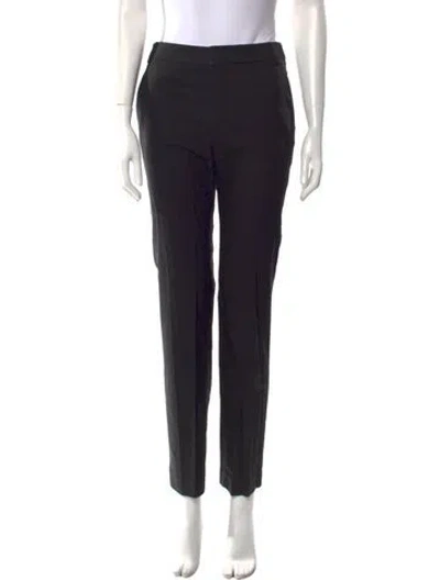 Pre-owned Tibi Straight Leg Pants In Black