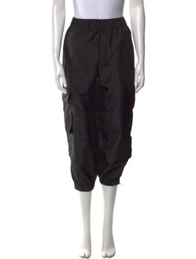 Pre-owned Tibi Straight Leg Pants In Black