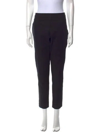 Pre-owned Tibi Straight Leg Pants In Black