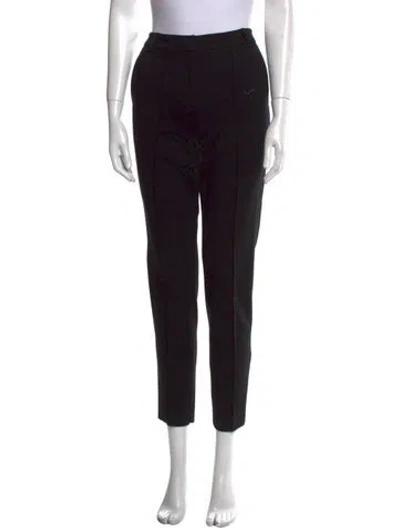 Pre-owned Tibi Straight Leg Pants In Black