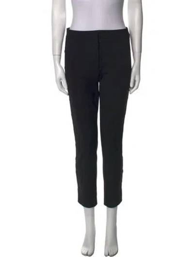 Pre-owned Tibi Straight Leg Pants In Black