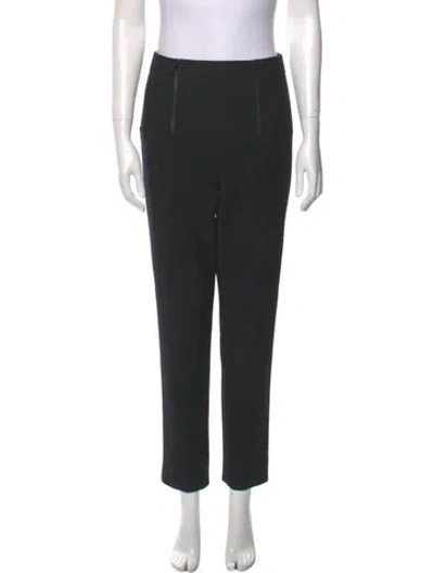 Pre-owned Tibi Straight Leg Pants In Black