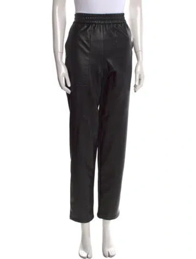 Pre-owned Tibi Straight Leg Pants In Black