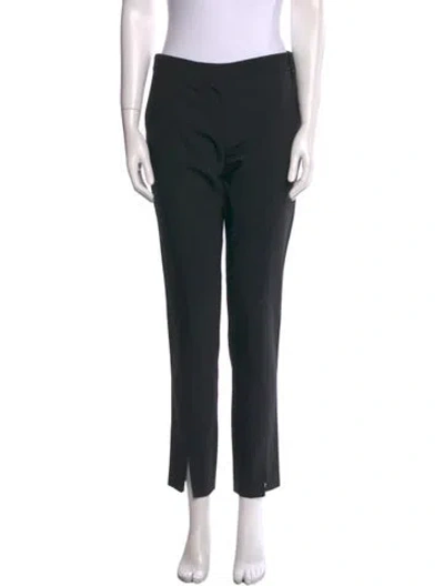Pre-owned Tibi Straight Leg Pants In Black