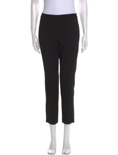 Pre-owned Tibi Straight Leg Pants In Black