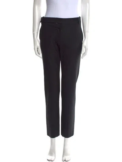 Pre-owned Tibi Straight Leg Pants In Black