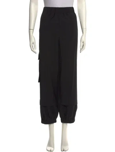 Pre-owned Tibi Straight Leg Pants In Black