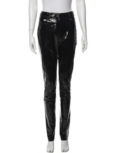 Pre-owned Tibi Straight Leg Pants In Black
