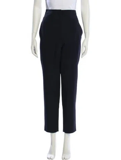 Pre-owned Tibi Straight Leg Pants In Black