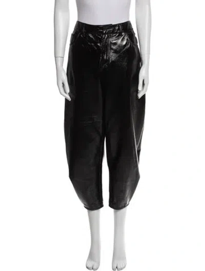 Pre-owned Tibi Straight Leg Pants In Black