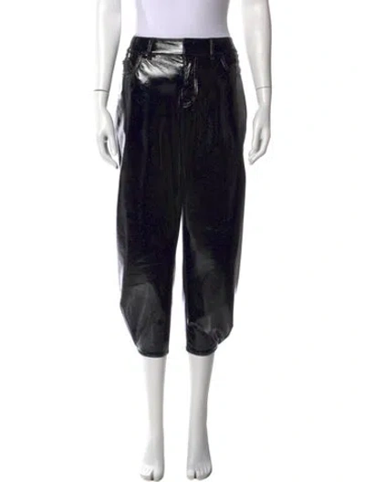 Pre-owned Tibi Straight Leg Pants In Black