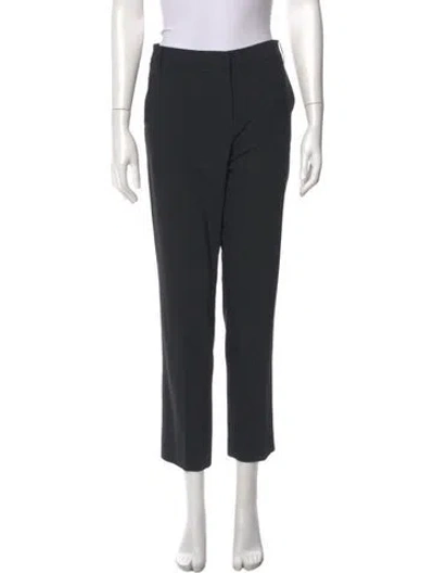 Pre-owned Tibi Straight Leg Pants In Black