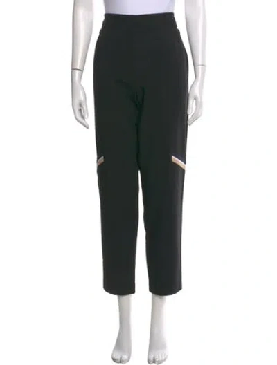 Pre-owned Tibi Straight Leg Pants In Black