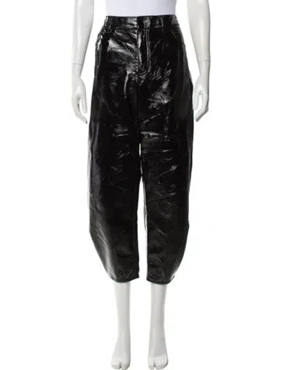 Pre-owned Tibi Straight Leg Pants In Black